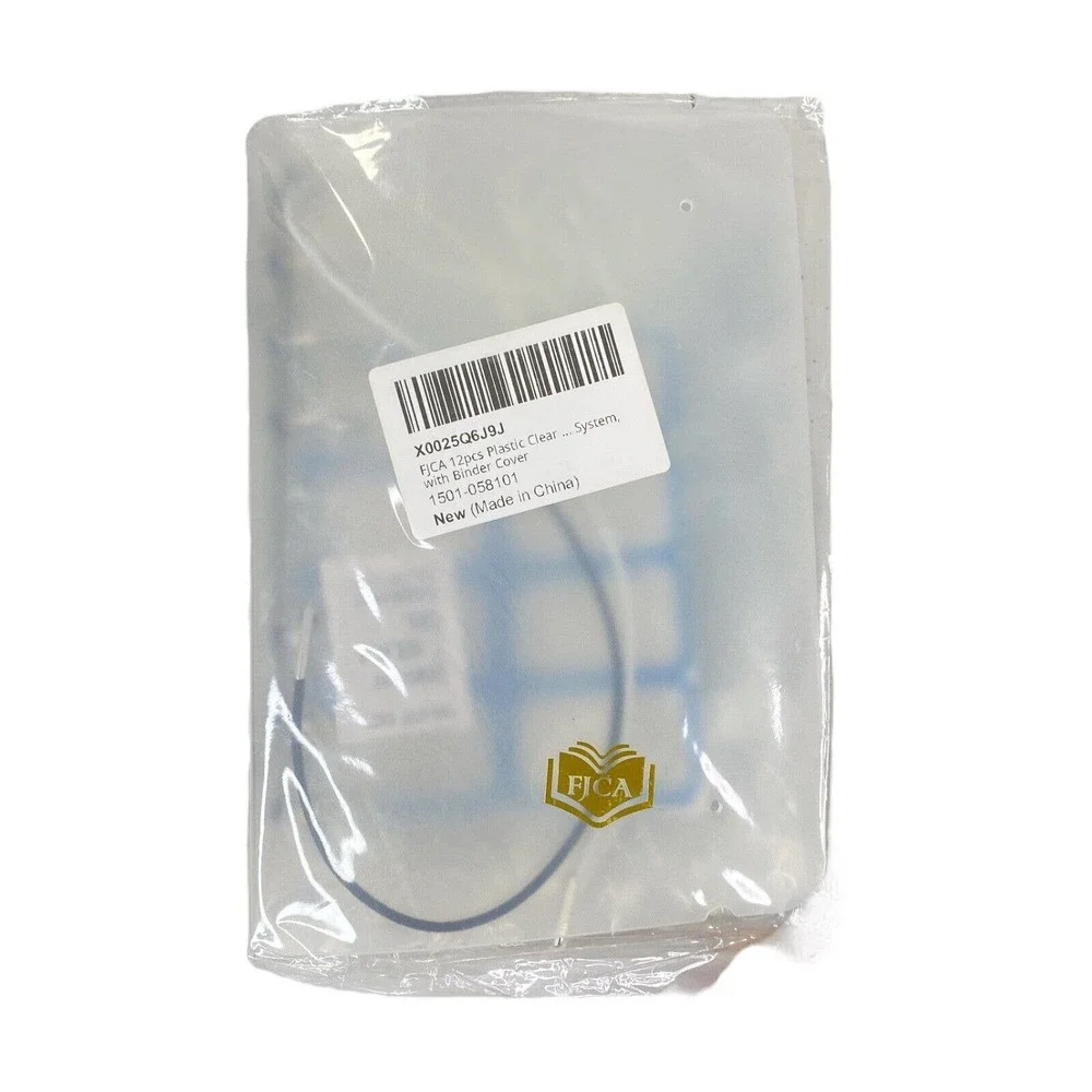 FJCA Clear 12-Pocket Budget System Binder